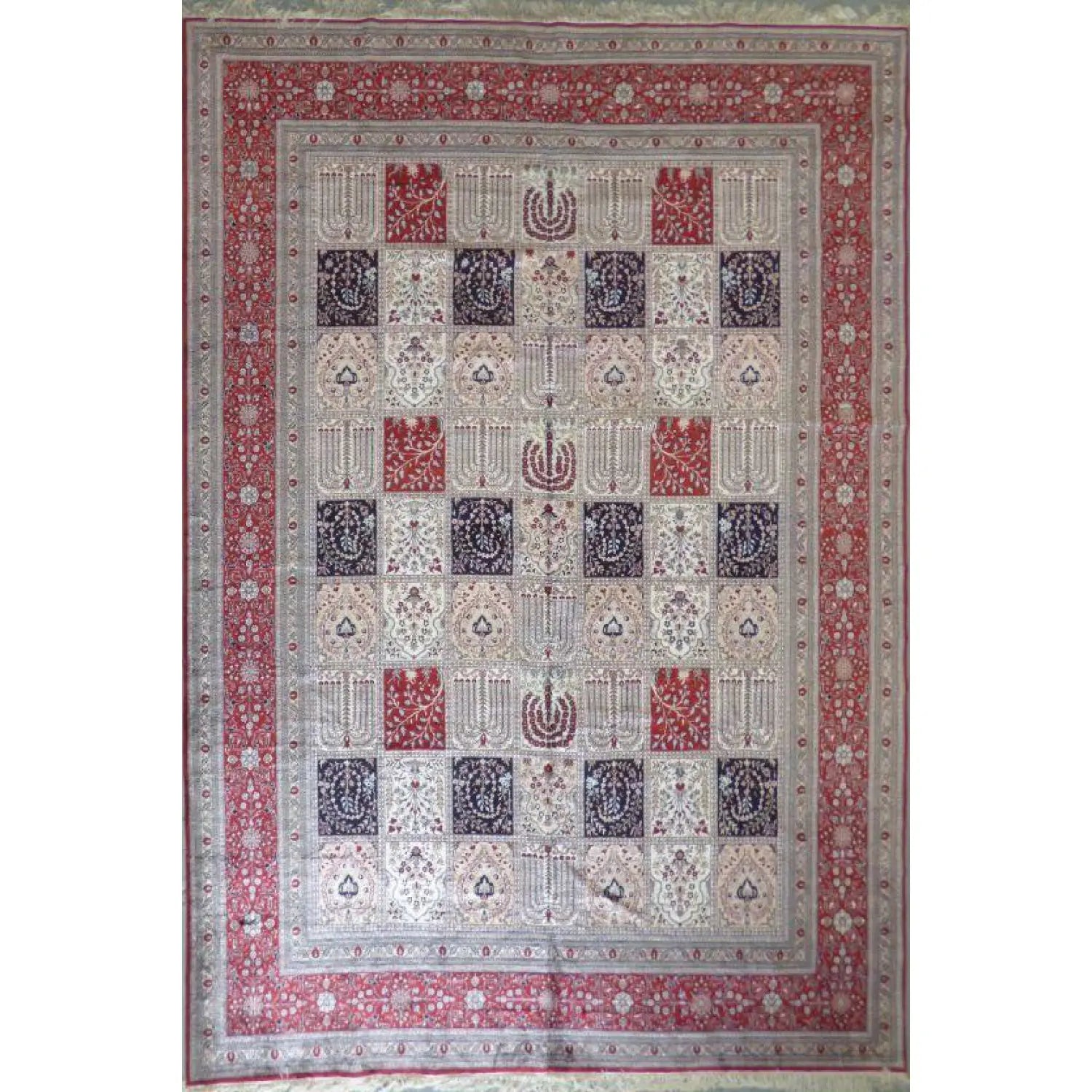 One Of The Kind Hand Made Turkish Silk design rugs size 12' x 10' Abc-Silk-TK012 ABC Rugs Kilims